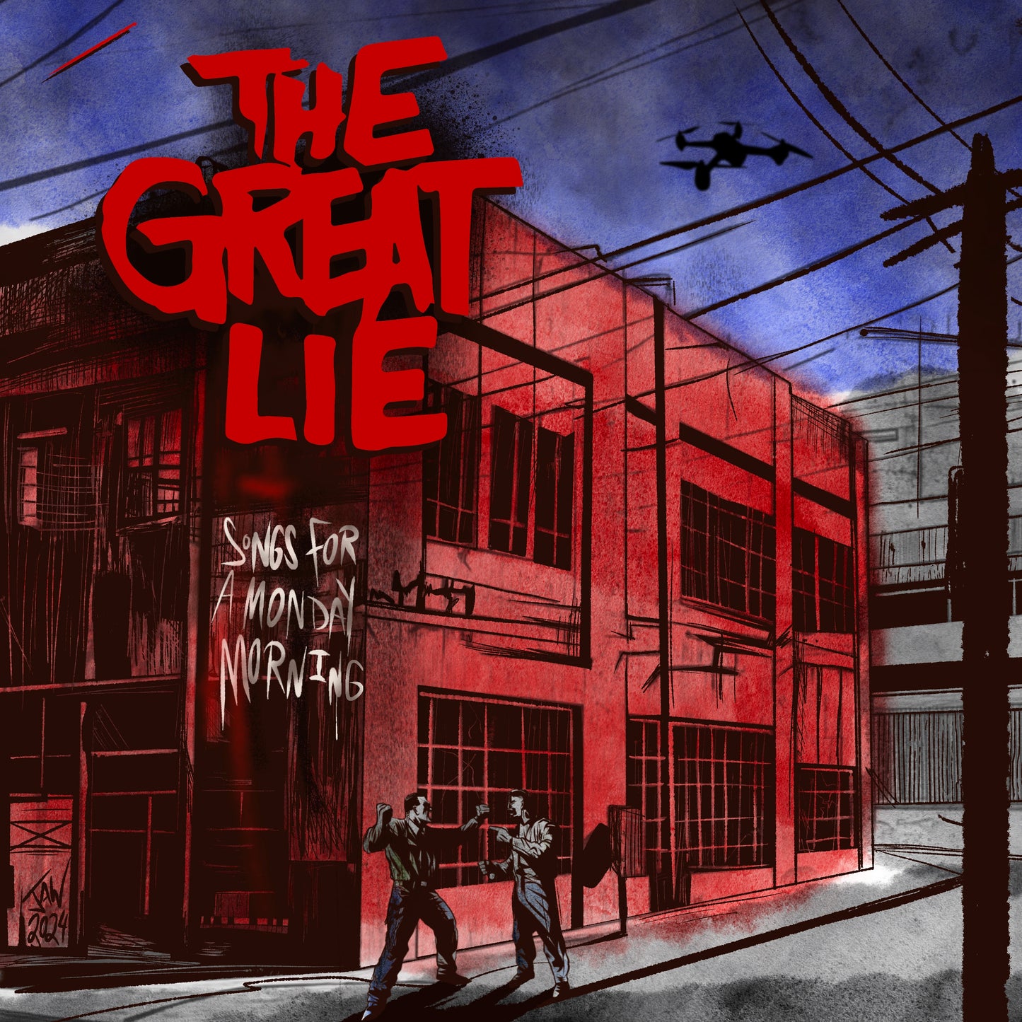 The Great Lie-"Songs For A Monday Morning" CD EP (LEM004) with Bonus tracks